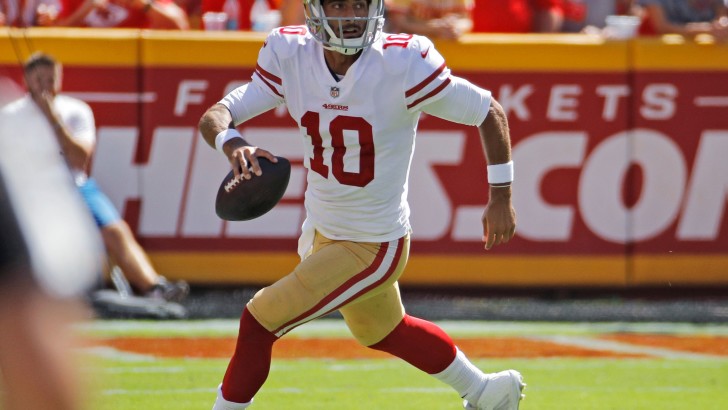 Garoppolo recovering well from major left knee injury