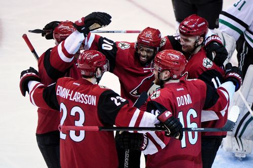 Max Domi scores twice, Coyotes roll over Stars