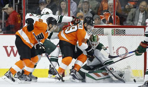 Bellemare's third-period goal leads Flyers past Wild 3-2