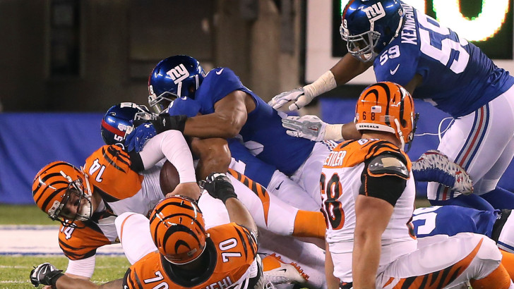 Giants 21, Bengals 20: Giants Edge Bengals as Eli Manning Passes for Three Touchdowns